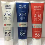 韩国正品代购 麦迪安86%牙膏 美白除口臭 口腔除异味去结石匹诺曹