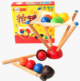 正品抢球大赛 亲子互动启蒙早教儿童益智力木质玩具 桌面平衡游戏