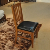 厂家直销原装正品实木餐椅 中格集团胡桃色餐凳软座垫餐台椅6R002