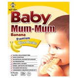 Baby mum-mum 宝宝磨牙饼干有机婴儿米饼澳洲米饼磨牙四口味可搭
