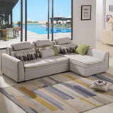 日式 组合储物多功能沙发床 小户型客厅沙发L型折叠储藏沙发新款