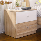 北欧原木床头柜 现代简约床头柜实木储物柜收纳柜卧室家具HG7005