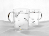 2015夏季新款水杯zakka杂货飞鸟系列耐热玻璃杯家居创意杯子茶杯