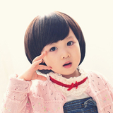 【天天特价】韩版儿童假发女童假发配饰可爱BOBO公主拍照假发发套