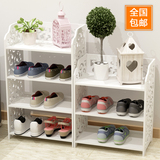 家用客厅鞋架简约现代组装多層简易鞋子架子经济型防尘收纳小鞋柜