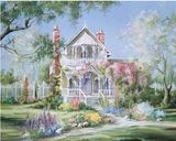 新款数字油画包邮数码欧式风景花卉手绘diy油画客厅40x50流星花园