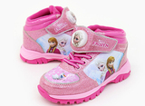 韩国代购正品冰雪奇缘FROZEN儿童运动鞋 女童带发光休闲鞋 防滑鞋