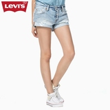 levi's李维斯501系列女士直筒破洞做旧水洗牛仔裤24499-0000
