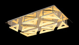 2015新款LED长方形客厅吸顶灯不锈钢 led创意亚克力无极调光灯饰