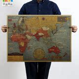 第二次世界大战争形势地图 二战历史进程推演 学生宿舍海报装饰画