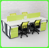 上海旗焱办公家具 职员工办公桌 电脑桌 工作位 钢架木质办公桌