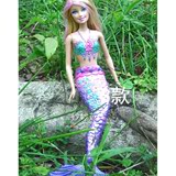 娃娃散货单个美人鱼公主Barbie女孩玩具包邮 美泰芭比印尼产正版