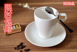 包邮纯白咖啡杯创意欧式意式卡布奇诺咖啡杯拉花杯外贸300毫升