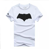 黑蝙蝠t恤超级英雄短袖男士T恤纯棉圆领修身半袖打底衫潮牌