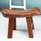 老榆木小板凳换鞋凳儿童小凳子实木方凳复古矮凳茶几凳化妆凳包邮