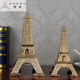 欧式艾菲尔铁塔模型摆件 巴黎欧式工艺品商务礼物 书房装饰品