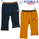 日本预定mikihouse Double B.高端黑熊系列冬季裤子