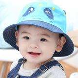 宝宝帽子1-2-3-4岁婴儿帽子儿童帽子春季渔夫帽盆帽遮阳帽0780
