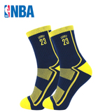 NBA毛巾底中筒篮球袜子运动男网眼加厚骑士队23号詹姆斯款