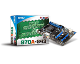 MSI/微星 970A-G43 主板 (AMD 970/AM3+接口/ATX大板)