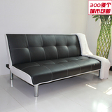 发床可折叠多功能沙发床1.8米可折叠小户型客厅三人皮沙发实木沙