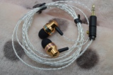 特价处理 DIY玫瑰金涡轮入耳纯音乐发烧耳机 手工镀银线 IE80单元