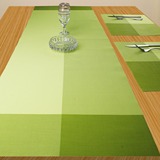 正品 高档渐层PVC环保桌旗 欧式宜家餐旗 餐桌垫隔热垫防水西餐垫
