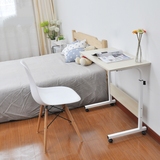 简易懒人沙发床边桌子可移动升降笔记本电脑桌床上用带散热器风扇