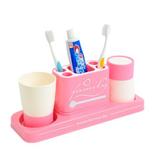 创意情侣漱口杯牙刷架洗漱套装 旅行刷牙杯 牙膏架 牙刷盒 牙具座