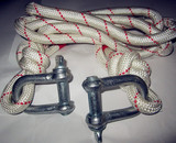 汽车拖车绳汽车牵引绳拉车绳应急救援绳5吨5米10吨10米尼龙绳