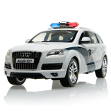 星辉1:14警车系列儿童玩具车遥控车电动遥控汽车警车玩具模型