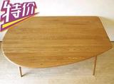 促销家具日式白橡木实木餐桌 现代简约北欧桌椅组合 小户型园桌子