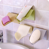 创意简约吸壁式皂盒强力吸盘沥水香皂盒肥皂架卫浴创意迷你置物架