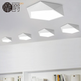 摩爵 创意几何LED吸顶灯个性大气书房餐厅客厅灯现代简约卧室灯具