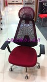 时尚休闲老板椅红色高靠背主管椅经理椅大班椅带头枕办公椅上海