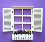 家居饰品假窗欧式假窗户壁挂田园地中海风格电表箱壁饰墙面装饰