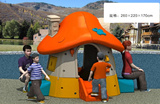 角色扮演小屋游戏屋儿童娃娃家幼儿园城堡过家家玩具 快乐蘑菇屋
