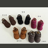 特价正品代购宝妈帮韩国进口童装2015男女童加绒纯色短靴矮帮靴
