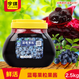 鲜活特级蓝莓果酱 2.5kg/桶 鲜活果酱刨冰果粒果酱 奶茶原料批发