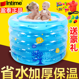 婴幼儿充气加厚游泳池小孩保温戏水池宝宝玩具大号儿童游泳桶球池