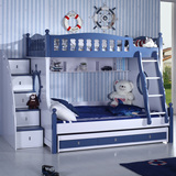 儿童床上下床高低床母子床1.2/1.35/1.5米多功能储物双层床梯柜床
