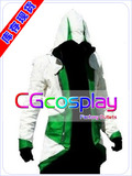 Cosplay服装服饰 刺客信条3 康纳cos 外套 夹克 上衣 绿白