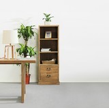 实木书橱储物柜自由组合置新中式家具书架美式乡村松木艺术组装