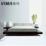 榻榻米床 维玛现代简约双人床1.8米 板式床 榻榻米定做CBZB023