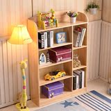 儿童书柜组合小书架简易教室储物柜学生实木组合收纳柜宜家置物架