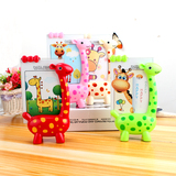 【天天特价】 创意5寸6寸长颈鹿相框摆台幼儿园礼品 儿童宝宝相架
