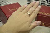专柜正品Cartier卡地亚18K三色金黄金玫瑰金白金单钻戒指N4204200