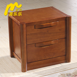 实木床头柜胡桃木全实木水曲柳床头柜实木斗柜可接受定做尺寸