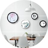 现代 中式装饰画 创意组合墙面现代简约客厅挂画圆形黑白圆框
