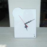 木质挂钟 现代款 卧室摆挂钟表 创意定制 热转印空白耗材